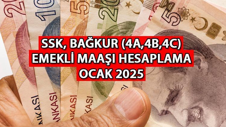 EMEKLİ MAAŞ TABLOSU 2025 (3 AYLIK ENFLASYON VERİLERİ) || SSK ve Bağkur’un asgari emekli maaşı ne kadar? Kaç TL olacak? 4A, 4B, 4C maaşları yüzde kaç artacak? 3 aylık enflasyon farkı detayı!