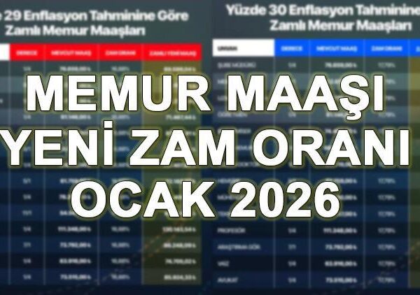 KAMU ÇALIŞANLARI MAAŞ ARTIŞI 2026 OCAK AYRINTILI HESAPLAMA TABLOSU || Kamu çalışanlarının yılbaşı maaşı ne kadar ve yüzdesi nedir? Kamu çalışanlarının fazla mesai ücretleri arttı mı? Fiyatı ne kadar? TÜİK 3 Enflasyon Farkı Maaş Artış Tablosu!