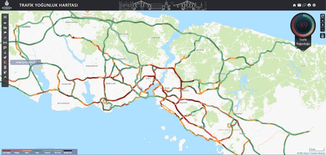 İstanbul'da trafik yoğunluğu yüzde 90'a ulaştı: Durdu 3