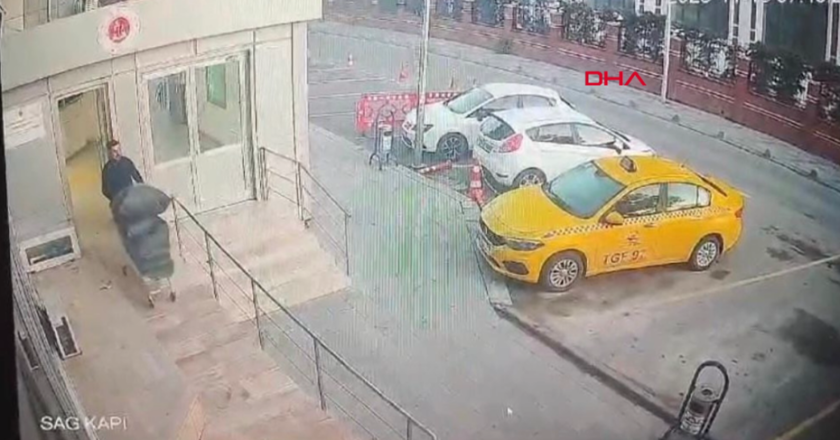 Büyükçekmece Adliyesi’ndeki hırsızlık görüntüleri ortaya çıktı. 75 kilogram altın ve gümüşü böyle çıkarmış