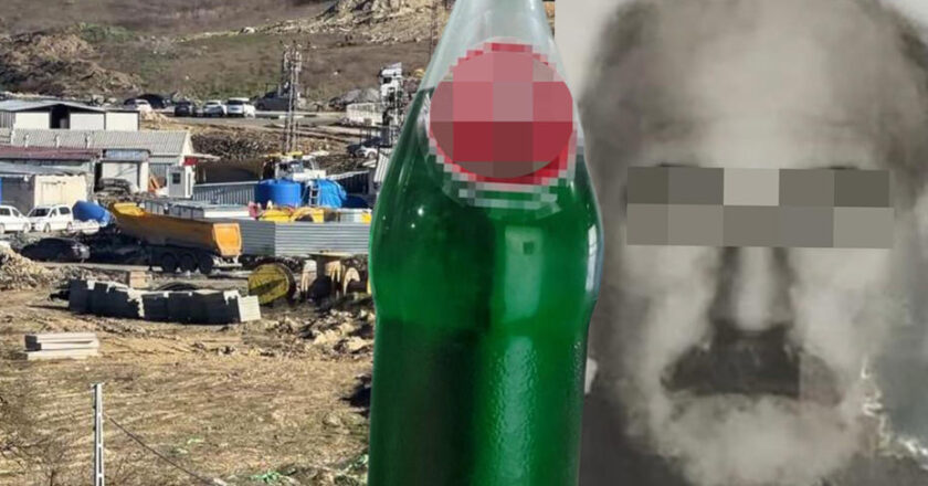 Gazoz şişesinden bir yudum aldı, hayatta kalma mücadelesi veriyor